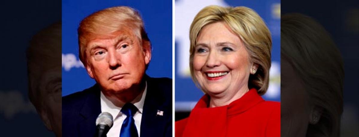 Hillary, Trump have equal number of supporters in US: Poll