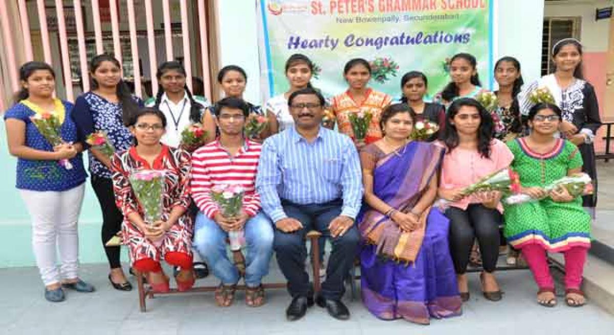 St. Peter’s students get a full 10 in SSC exams