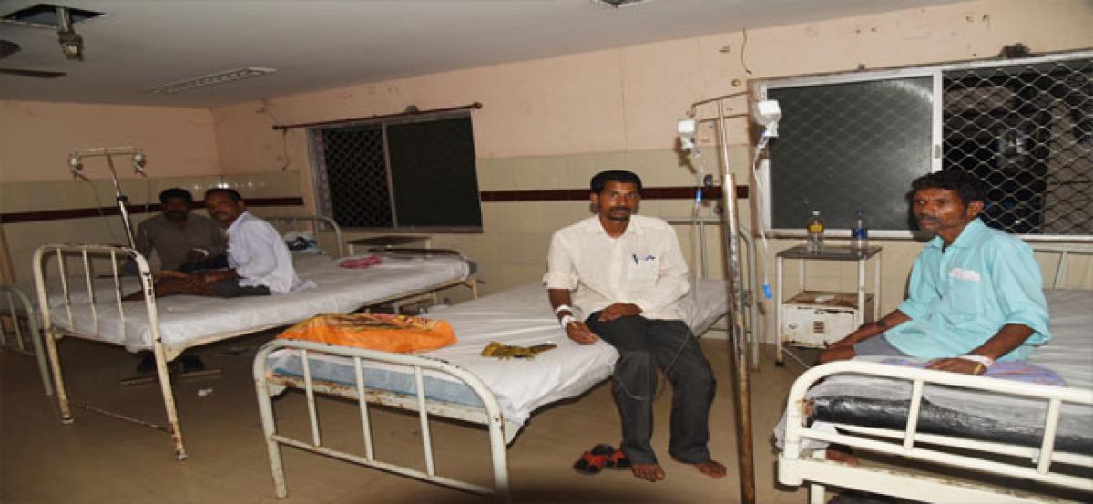 Five tribals admitted to King George Hospital