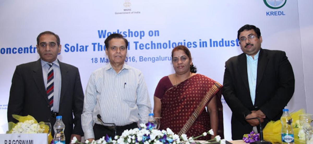 Workshop on Concentrating Solar Thermal Technologies in Industries