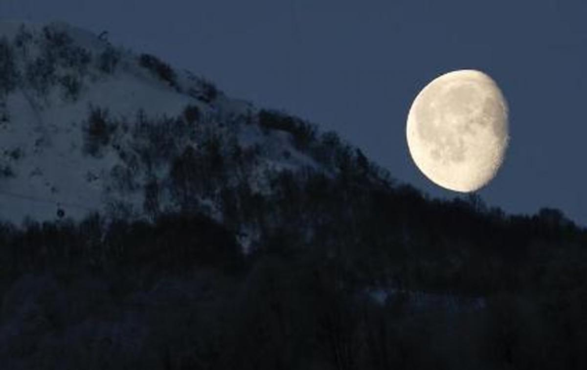 Our moon is surrounded by neon