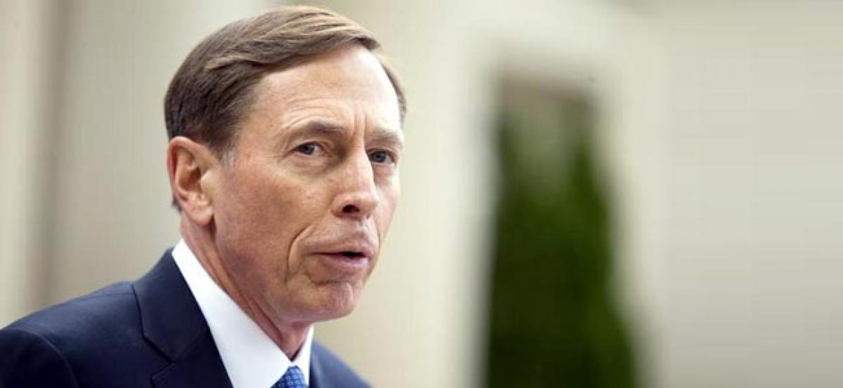 Ex-CIA boss Petraeus indicates would serve Trump if asked