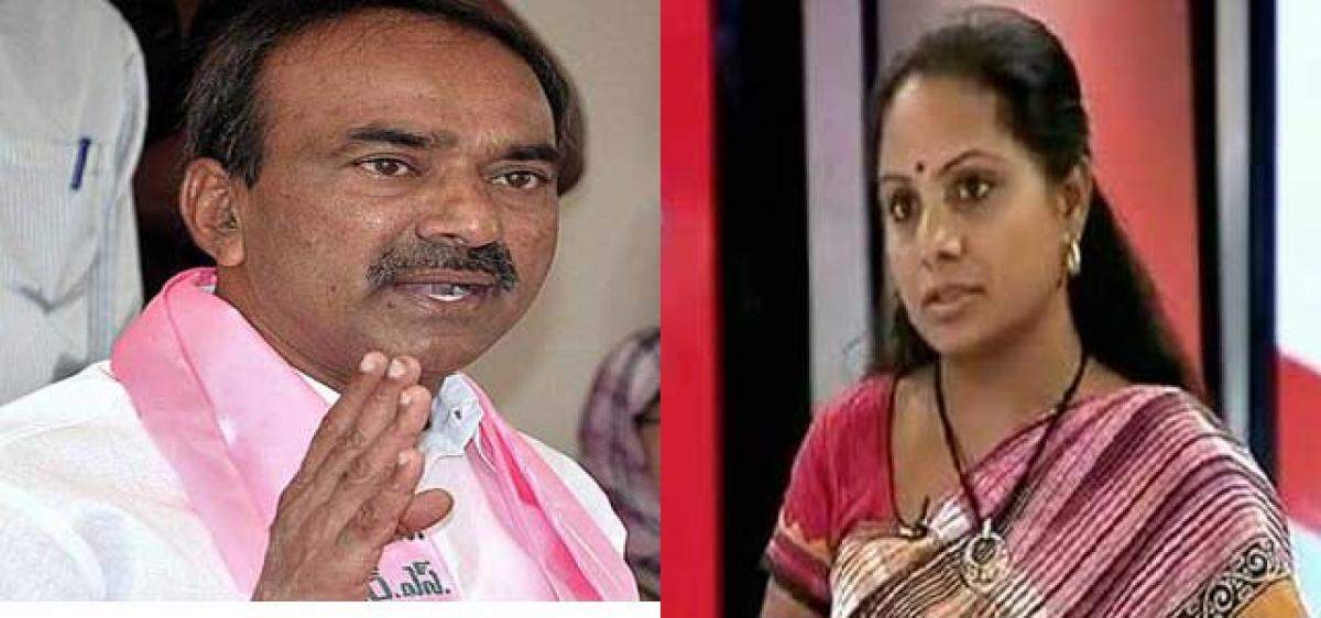 Eatala, Kavitha castigate Naidu for dark day remark