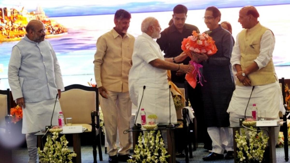 At NDA meet, allies hail Narendra Modi; vow to win 2019 Lok Sabha polls