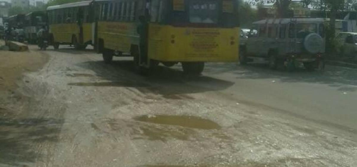 Hyderabad roads not monsoon ready