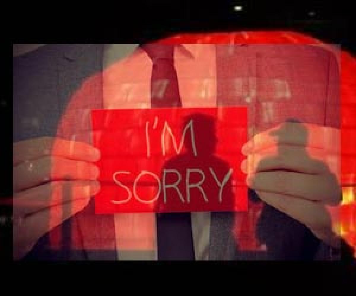 How to make your apology most effective, a perfect sorry