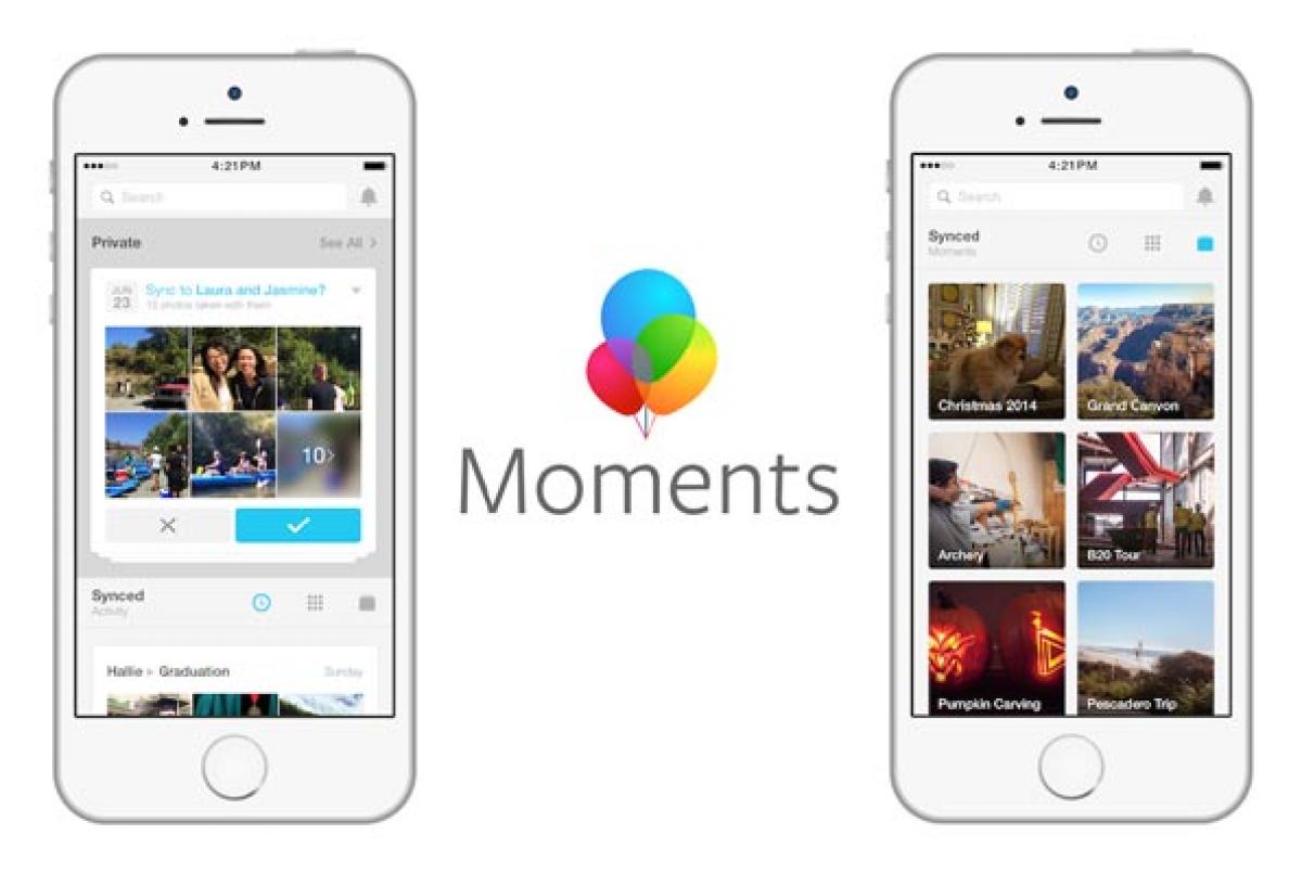 Facebook photo-sharing app Moments advances to web