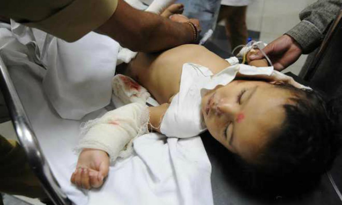 J&K: 14 months old battling for life injured in cross-border shelling by Pakistan