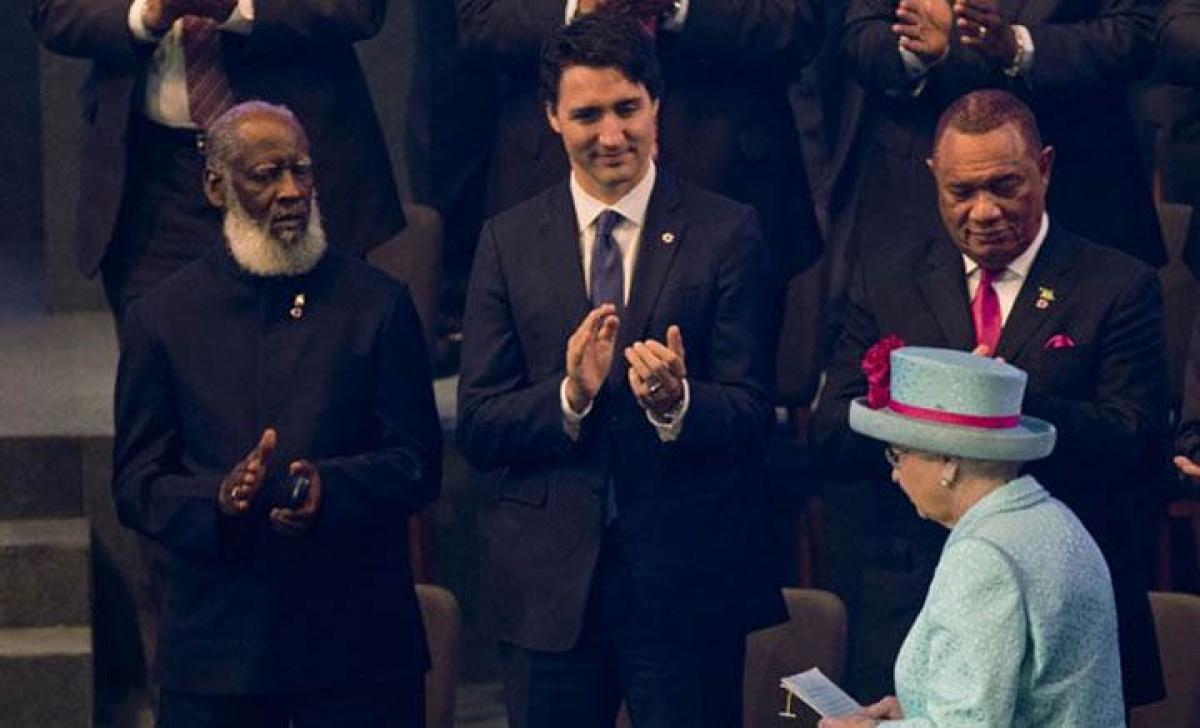 Queen Elizabeth II thanks Canadian PM for making her feel old