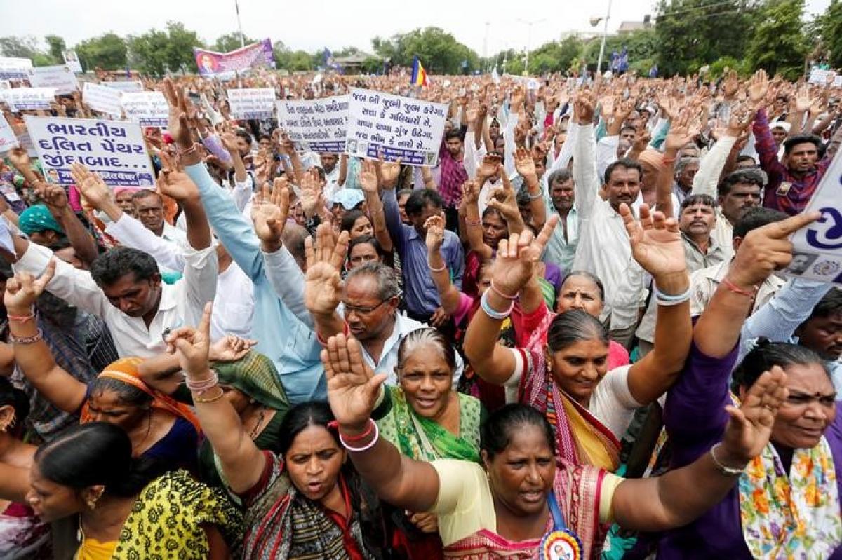 Gujarat Dalits vow to boycott dirty jobs