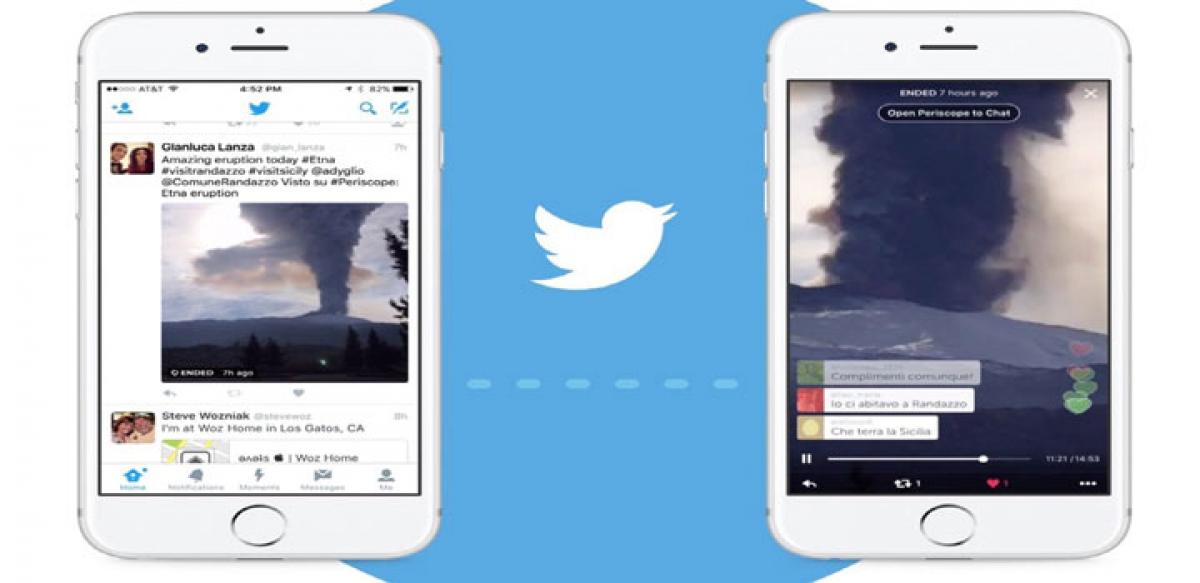 Periscope broadcast: A hybrid of two platforms