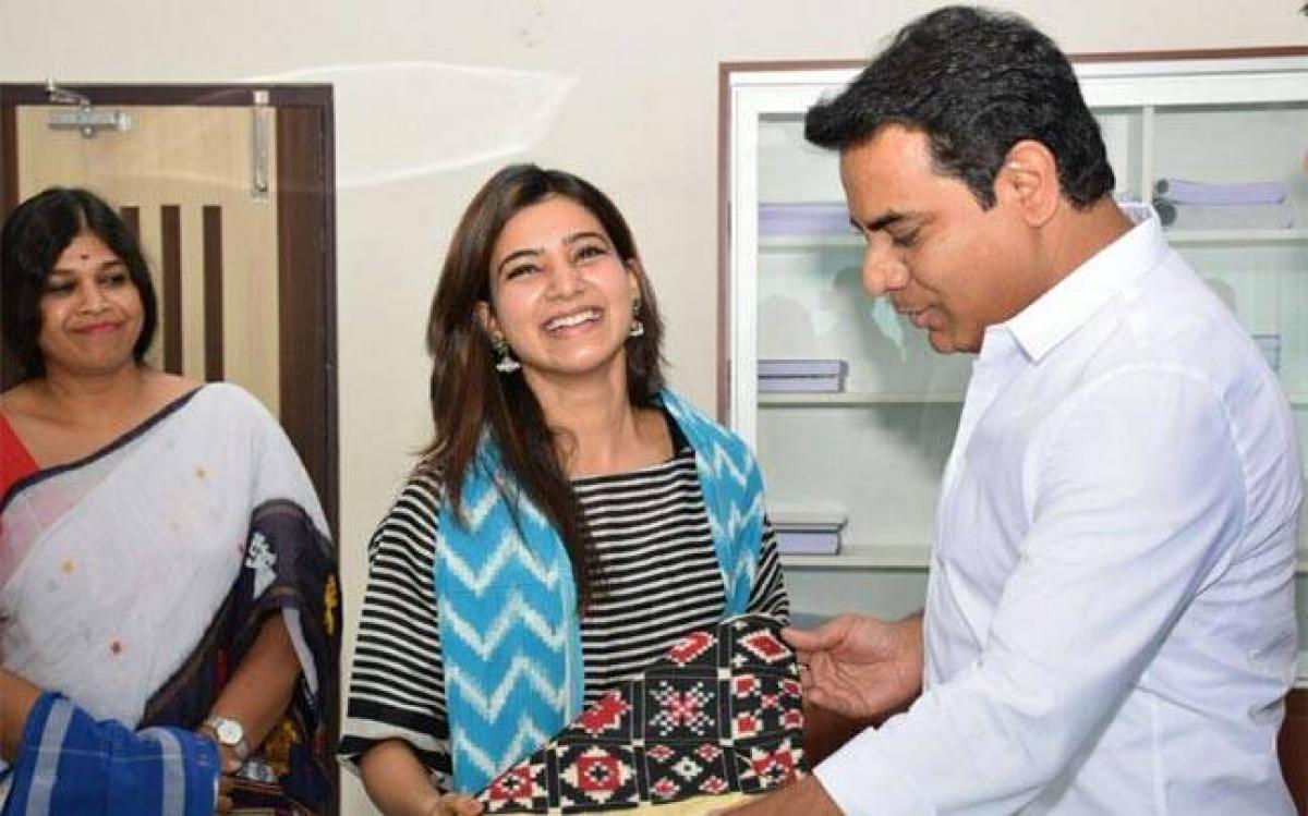 Telangana Congress objects Samantha being chosen to promote handlooms