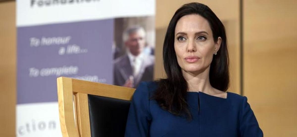 Angelina Jolie calls on world leaders to reject fear