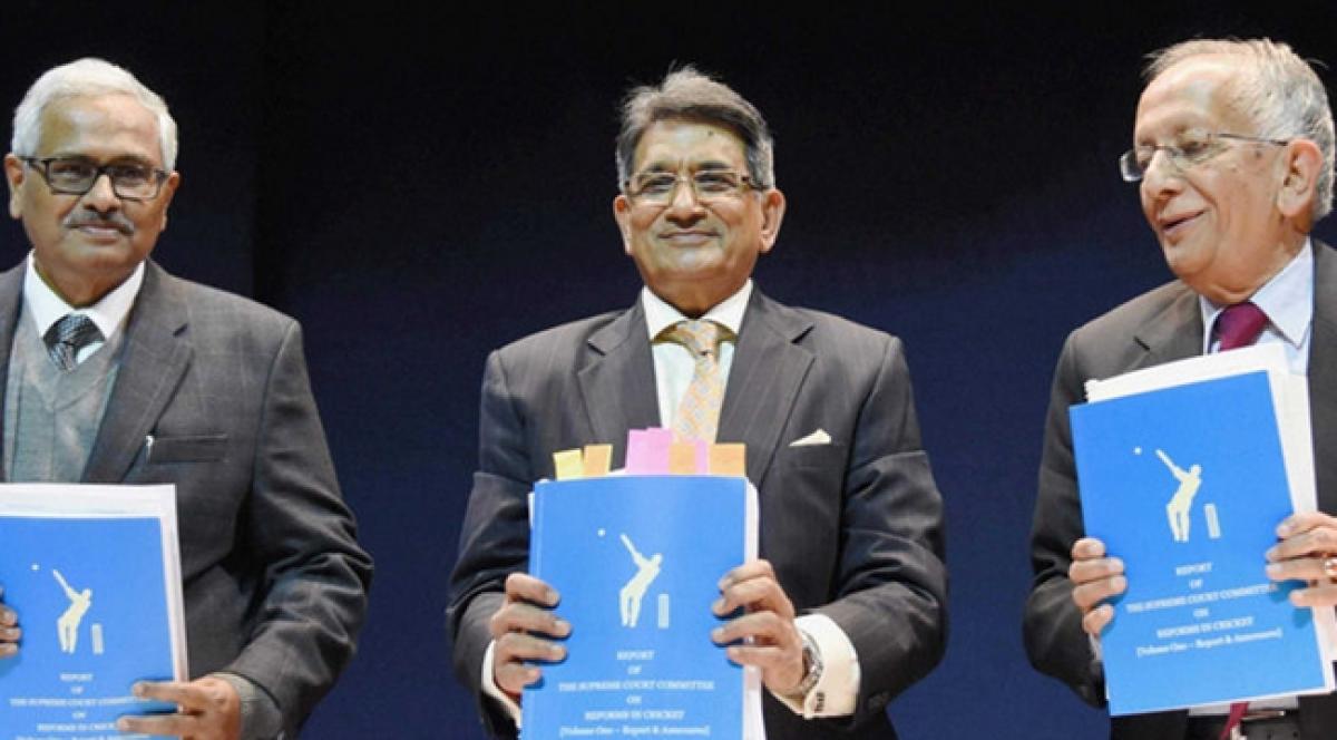 Lodha Panel reports to SC on BCCI and asked removal of the top brass