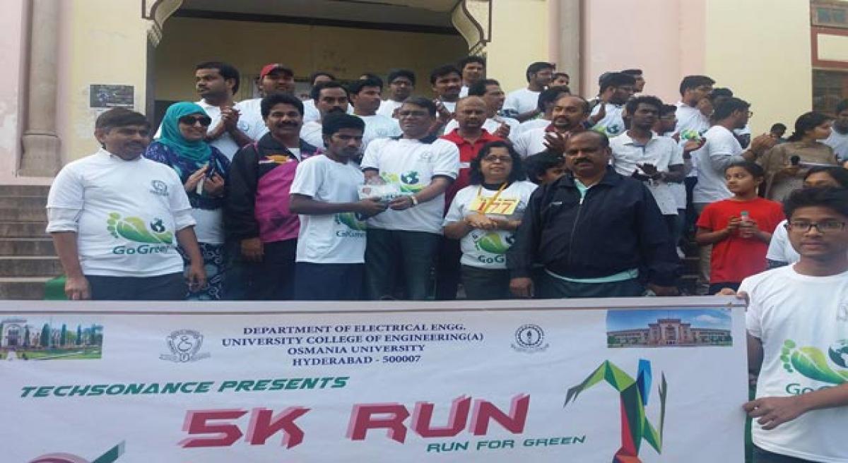 Osmania University conducted 5K Run