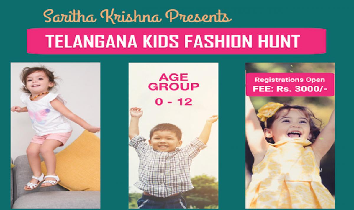 Registrations open for Telangana Kids Fashion Hunt