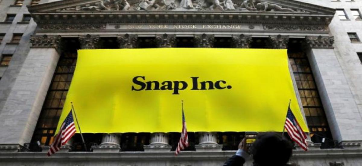 Snap shares plummet as investors mark down first earnings report