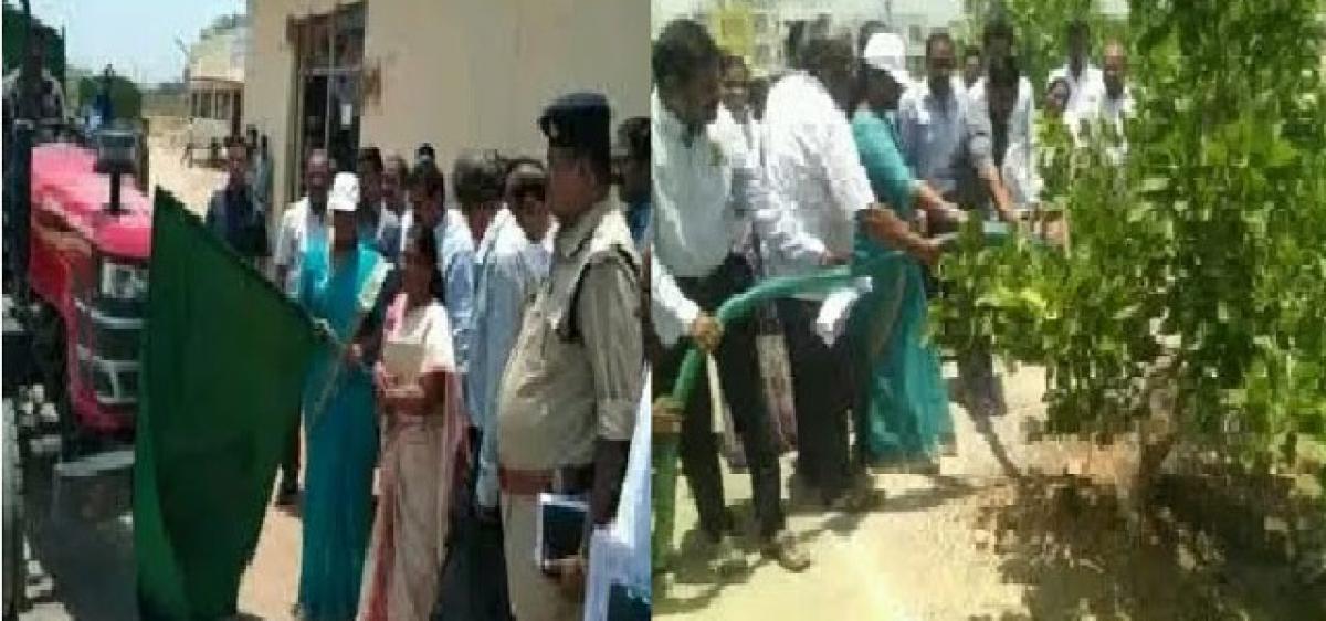 Haritha Ambulances launched to protect saplings