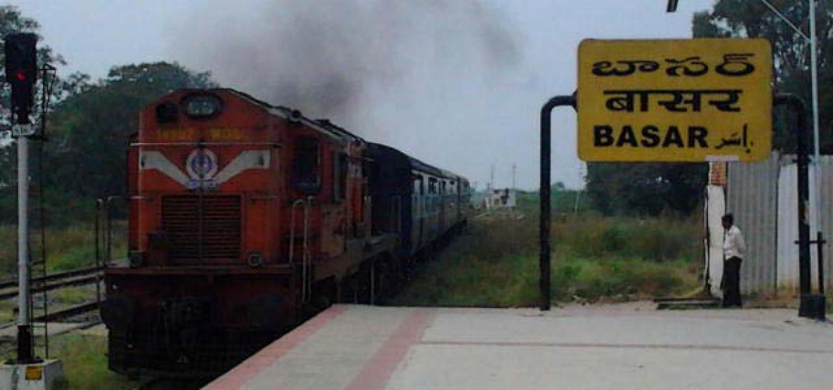 Basar railway station declared Swachh railway station