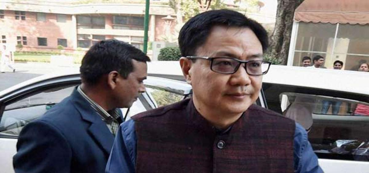 Sack Rijiju, order probe