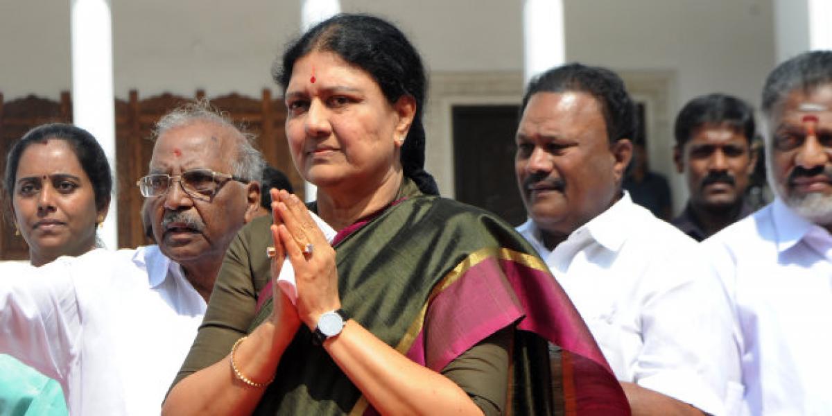 VK Sasikala is planning to protest in another form