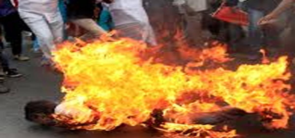 Youth immolates self over reorganisation of districts