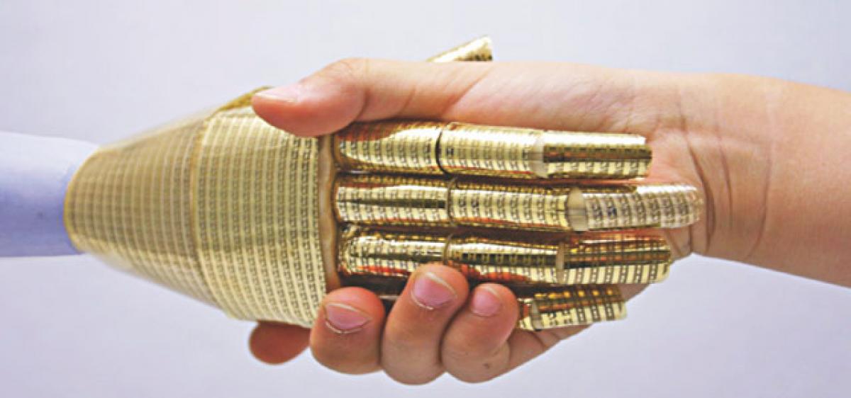 3D-printed bionic skin to give robots sense of touch