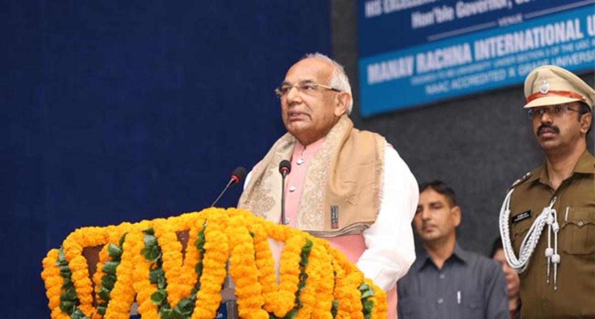 “RIGHT TO WATER” – REAL NEED  OF THE HOUR : Prof. Kaptan Singh Solanki, Governor of Haryana