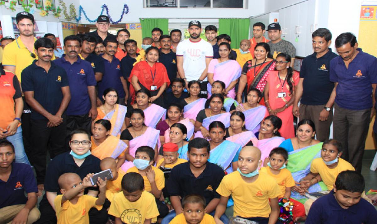 YouWeCan, Sunrisers Hyderabad bring joy to children with cancer