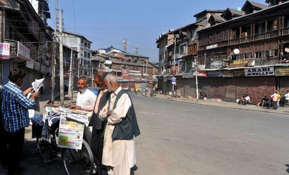 Strike disrupts normal life in Kashmir