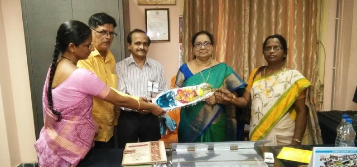 New principal of Khammam Govt Women’s College takes charge