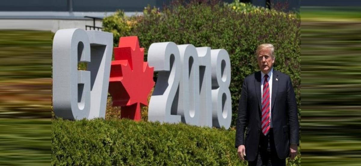 Trump pitches ending trade tariffs at G-7 summit: Reports