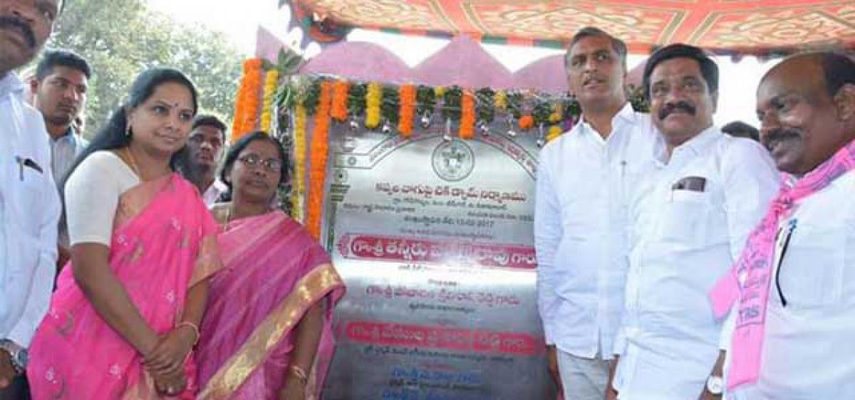 1cr acres of land will be irrigated: T Harish Rao