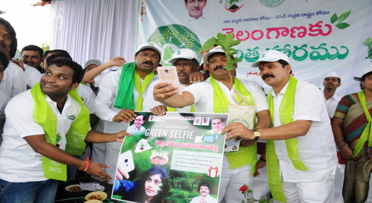 Selfie contest to boost green drive