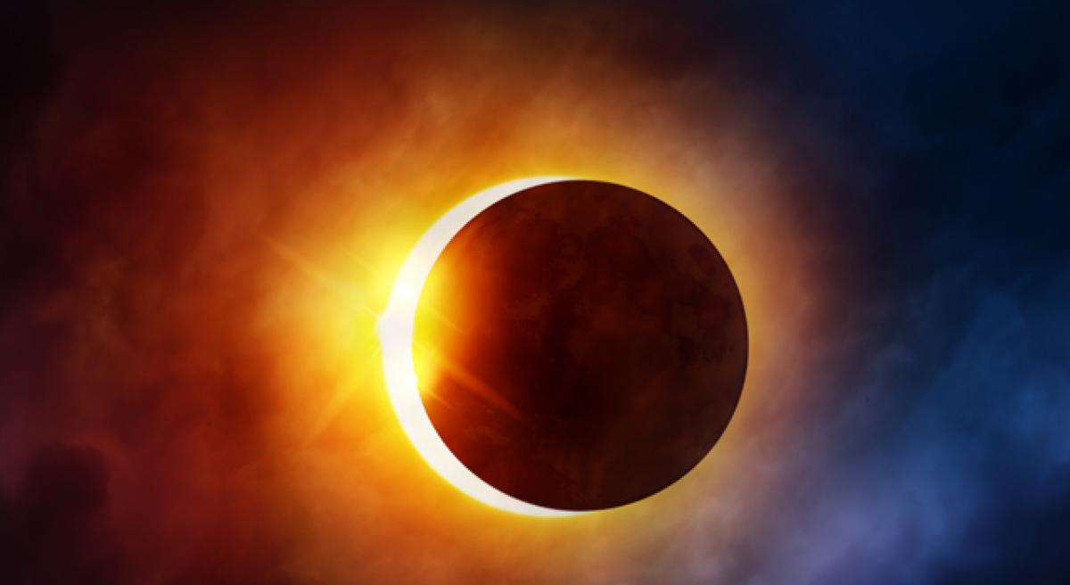 Earths temperature dropped during solar eclipse