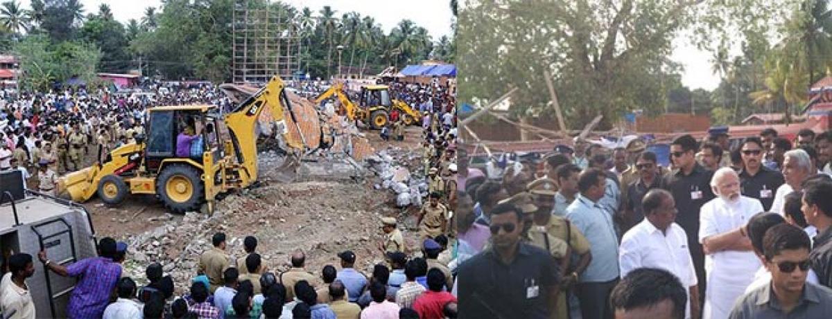 Kerala temple fire kills 110