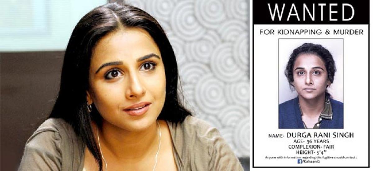 Vidya Balan wanted in Kahaani 2