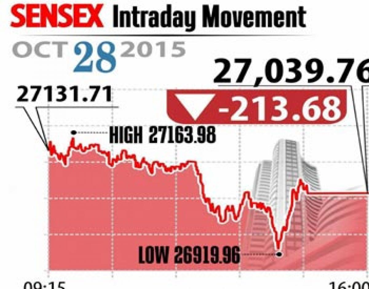 Markets fall on cautious trade