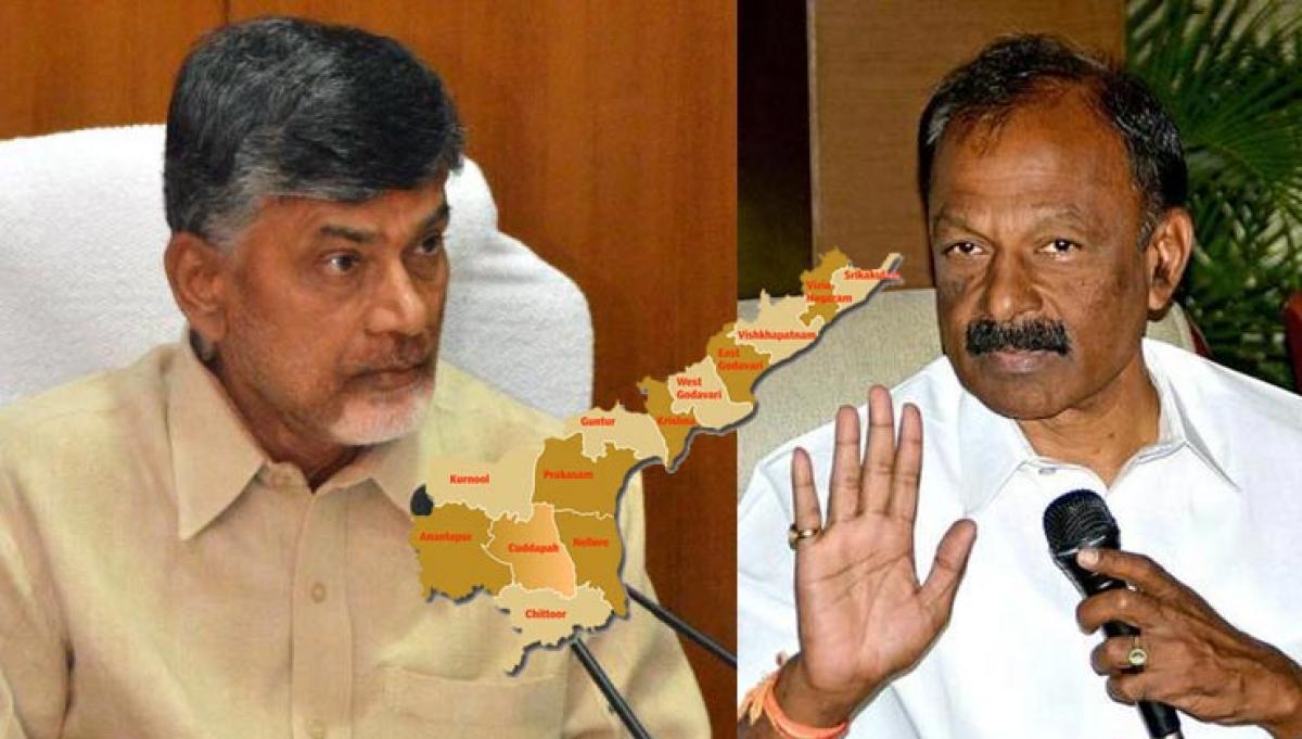 Raghuveera Reddy  game for debate with Chandrababu Naidu on Ap special status