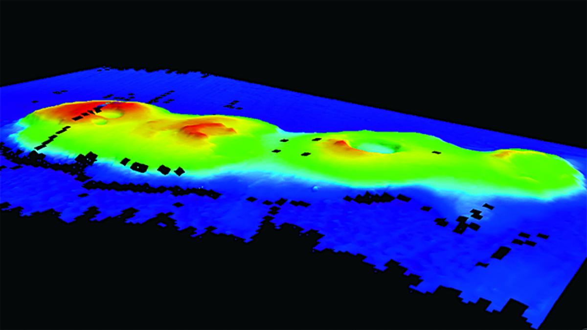 Huge under water volcanoes discovered off Australia