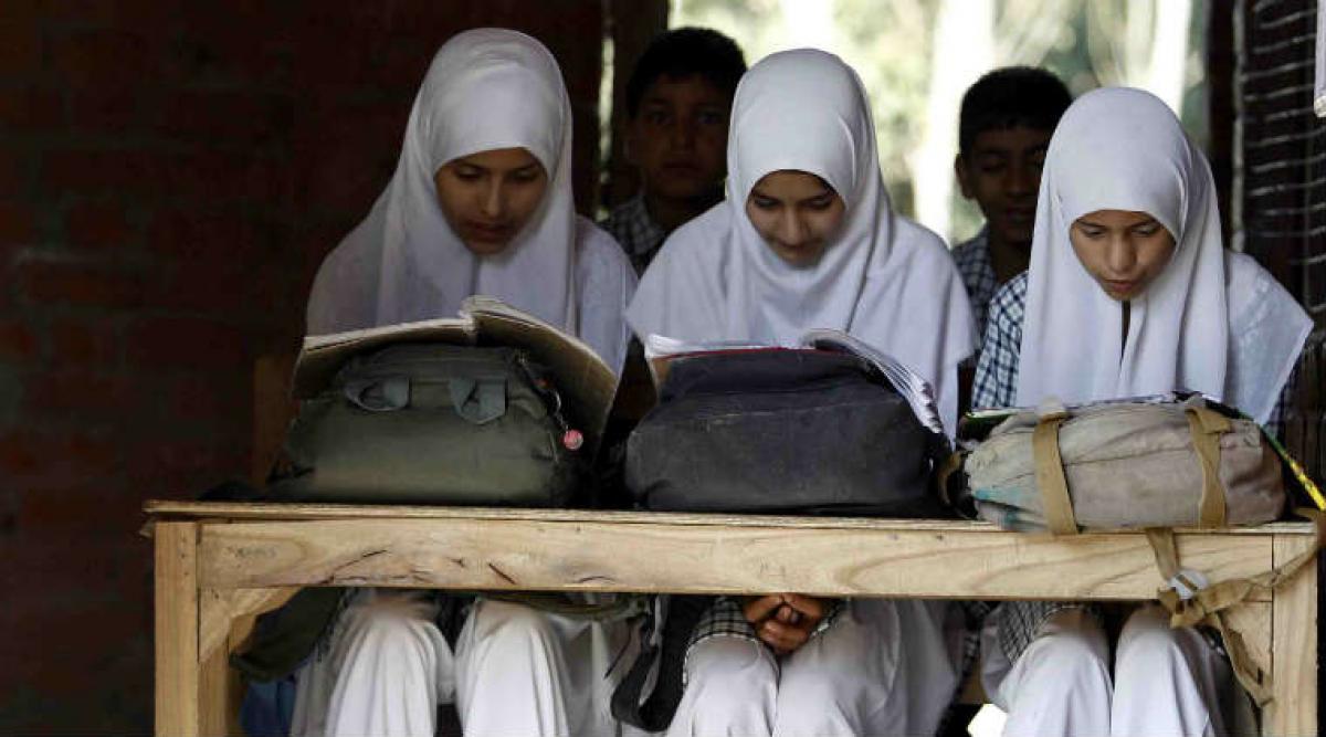 Thousands of students appear for board exams in Kashmir