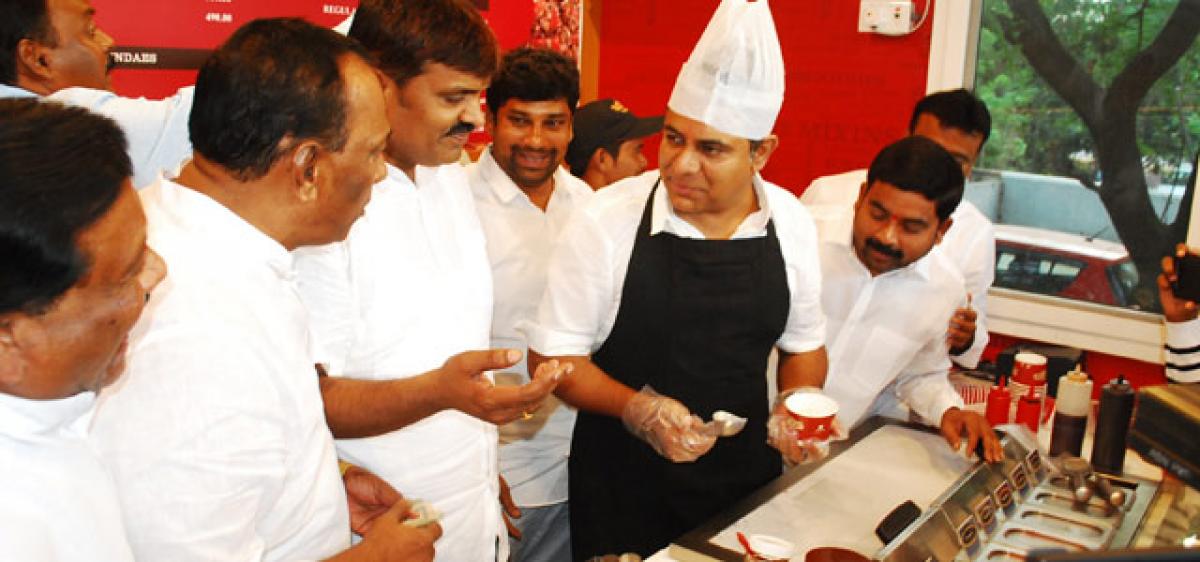 MP Malla Reddy buys ice cream for 5 lakh