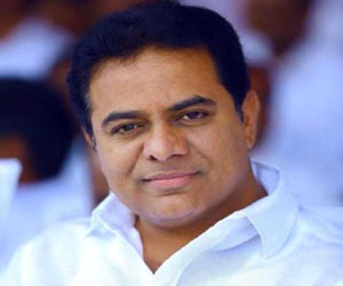 KTR lays foundation stone for double bedroom houses