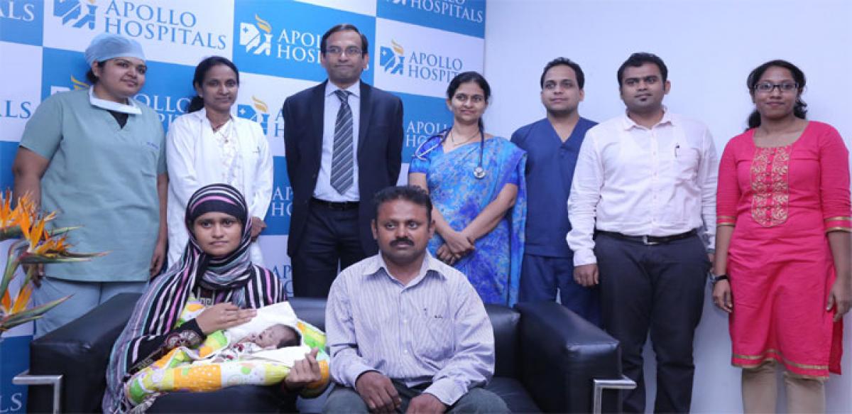 11 day old baby with complex cardiac problem successfully treated