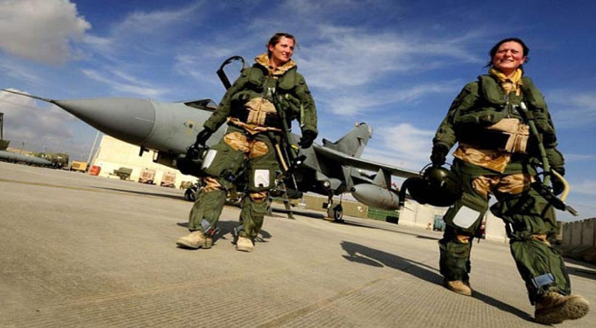 Women fighter pilots, at last