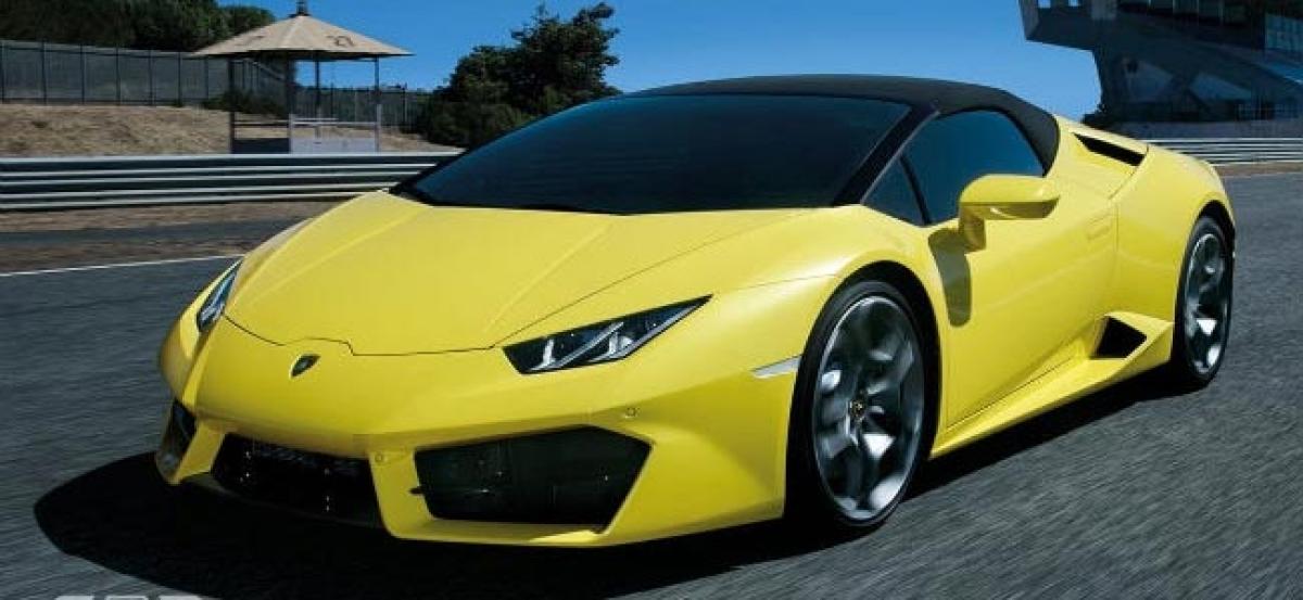 Lamborghini Huracan RWD Spyder Launched At Rs 3.45 Crore