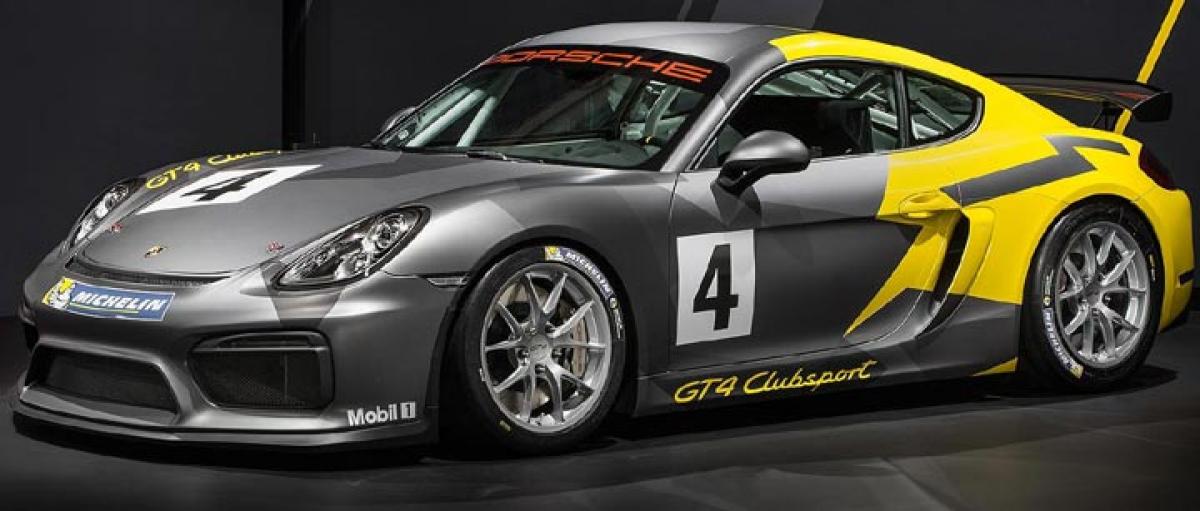 Porsche Cayman GT4 Clubsport revealed