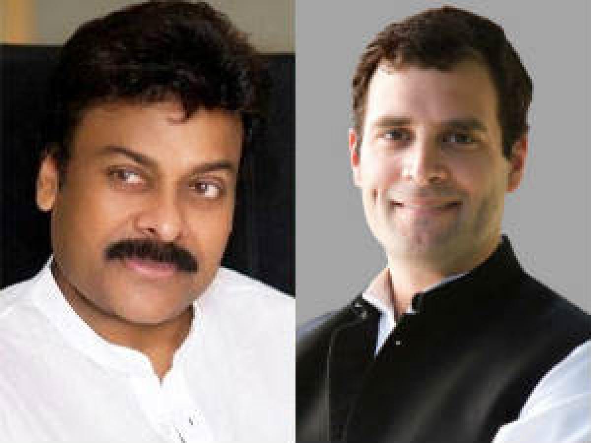 Chiranjeevi appeals to Rahul Gandhi to fight for AP Special Status