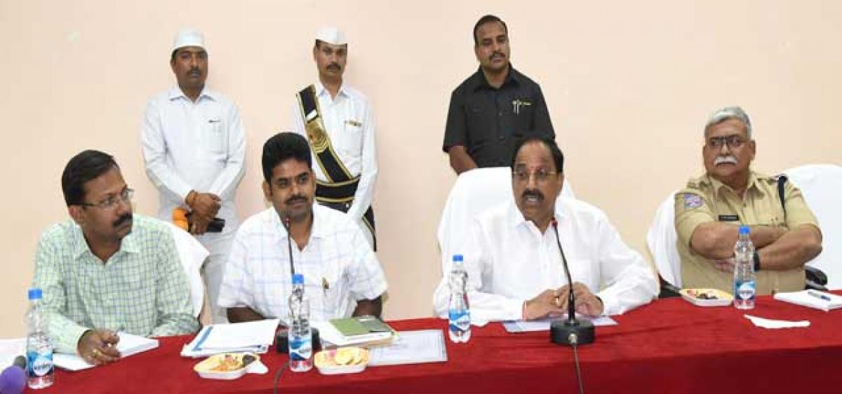 Make elaborate arrangements for KCRs visit: Tummala to officials