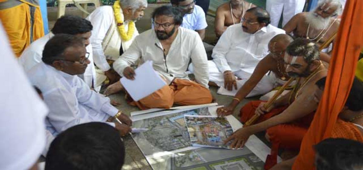Chinna Jeeyar suggests changes to Bhadradri temple master plan